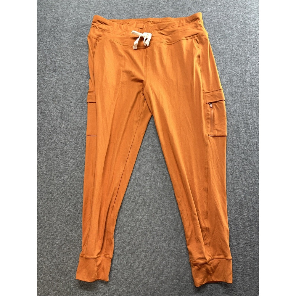 Alpine design women's joggers size XL pockets rust NWOT